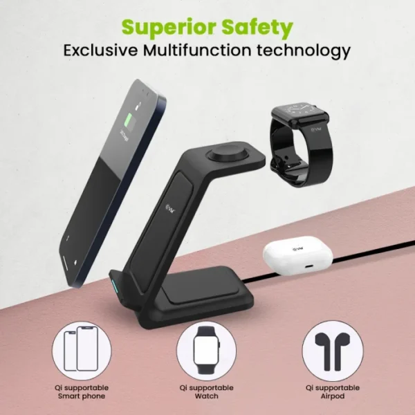 EnDock 3 in 1 Wireless Charging